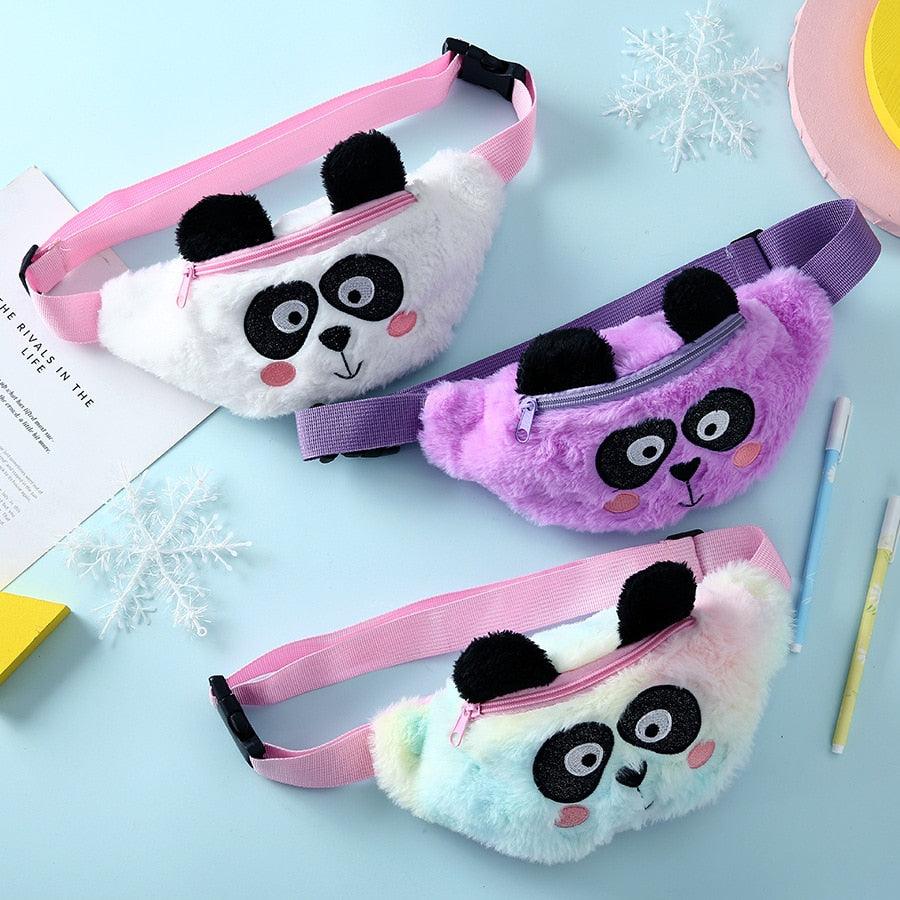 Kawaii Panda Bear Plush Fanny Pack - Kawaii Bag - Kawaii Backpack - Kawaii Mini Backpack