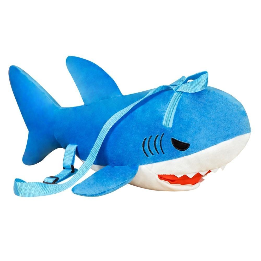 Kawaii Great White Shark Plush Backpack - Kawaii Bag - Kawaii Backpack - Kawaii Mini Backpack