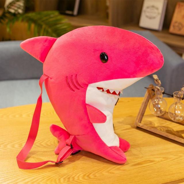 Kawaii Shark Plush Bag - Kawaii Bag - Kawaii Backpack - Kawaii Mini Backpack