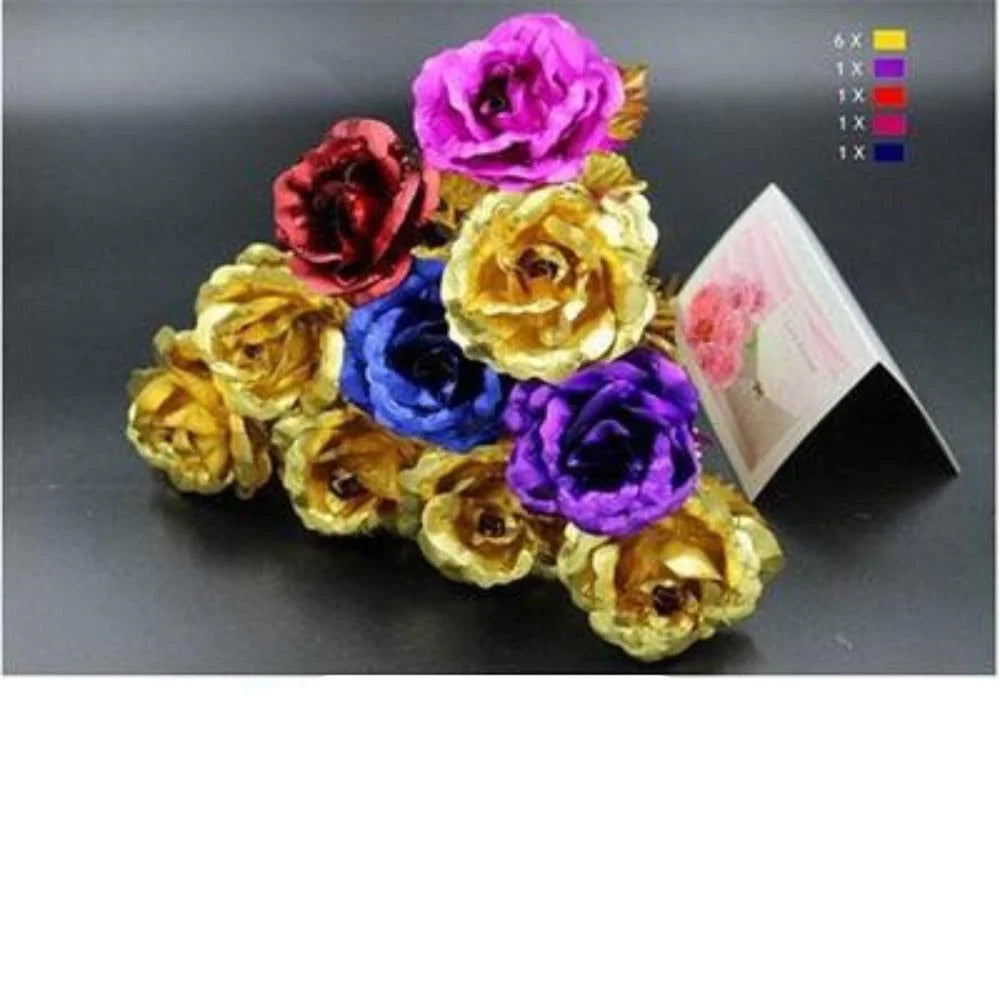 Gold Plated Rose with Red Petals: Gift/Send Home and Living Gifts Online  L11021729 |IGP.com