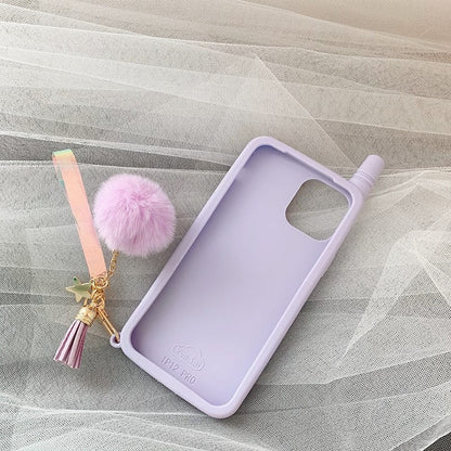 Retro Heart iPhone Case Pink / Purple