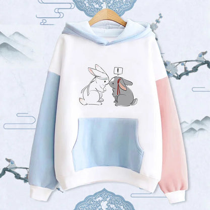 Pocketful of Joy: Sweet Rabbit Design Sweatshirt - Cozy Elegance for Every Occasion! 🌈👚