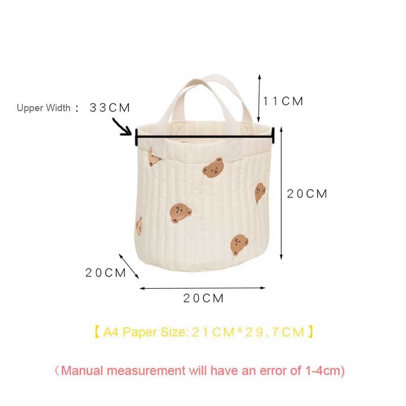 Shoppu Living Quilted Bear Bag