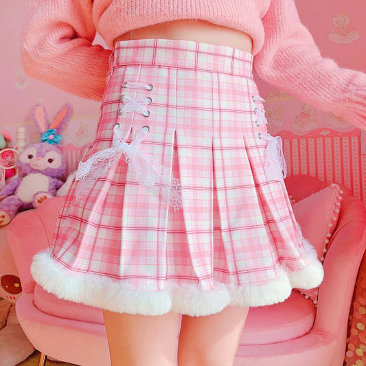 Snow Day Kawaii Candy Skirt