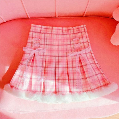 Snow Day Kawaii Candy Skirt