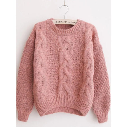 Sweet Pullover Twisted Sweater - Embrace Cozy Elegance with a Twist 🌟🧥
