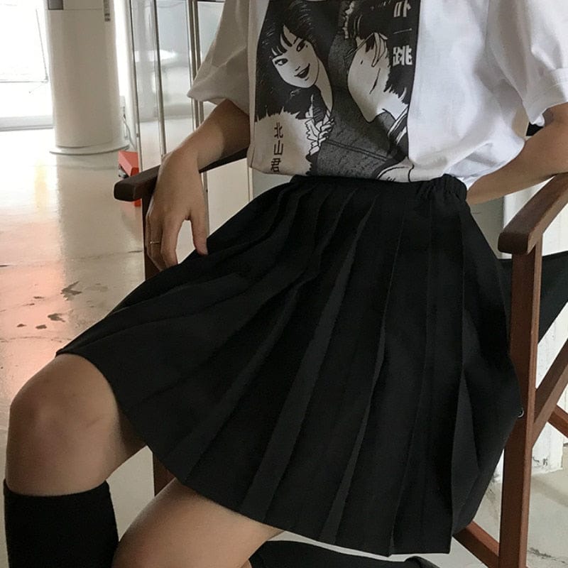 Kawaii Pleated Tennis Mini Skirt Youeni