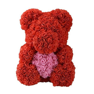 Forever rose shop teddy