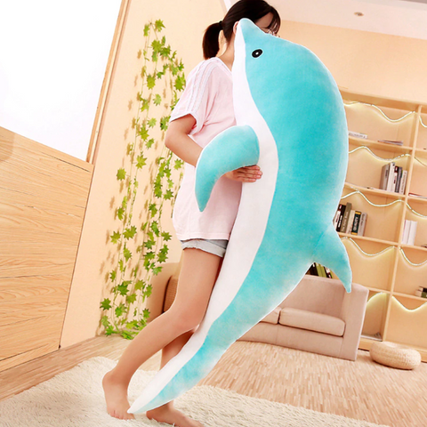 Adorable Aqua & Pink Dolphin Plushies: Bring the Ocean to Your Home