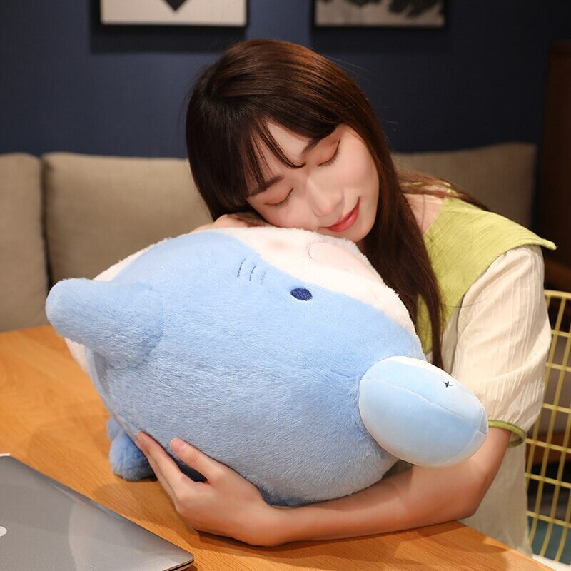 Youeni Baby Blue & Pink Shark Plushies - Adorable Ocean-Themed Stuffed Animals for Kids and Fans of Sharks