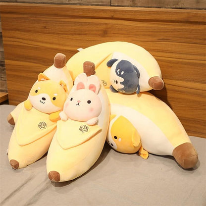 Discover the Fun and Kawaii Stuffed Animal Plushies Hiding in Bananas