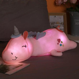 Kawaii Plushies Light-Up Unicorn Stuffed Pillow - The Perfect Nighttime Companion