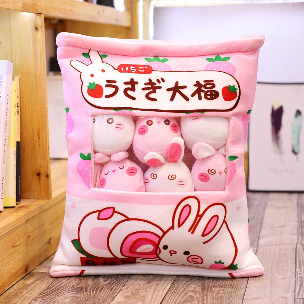 Candy Bags Filled With Cute 8 Pieces Soft Kawaii Stuffed Toy Plushies