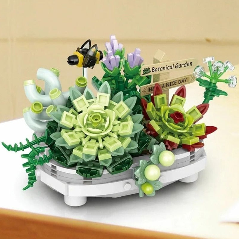 Bonsai Plant Pots A Nano Building Set for Green Enthusiasts