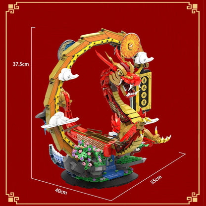 Chinese Festival Dragon Boat Building Blocks Set