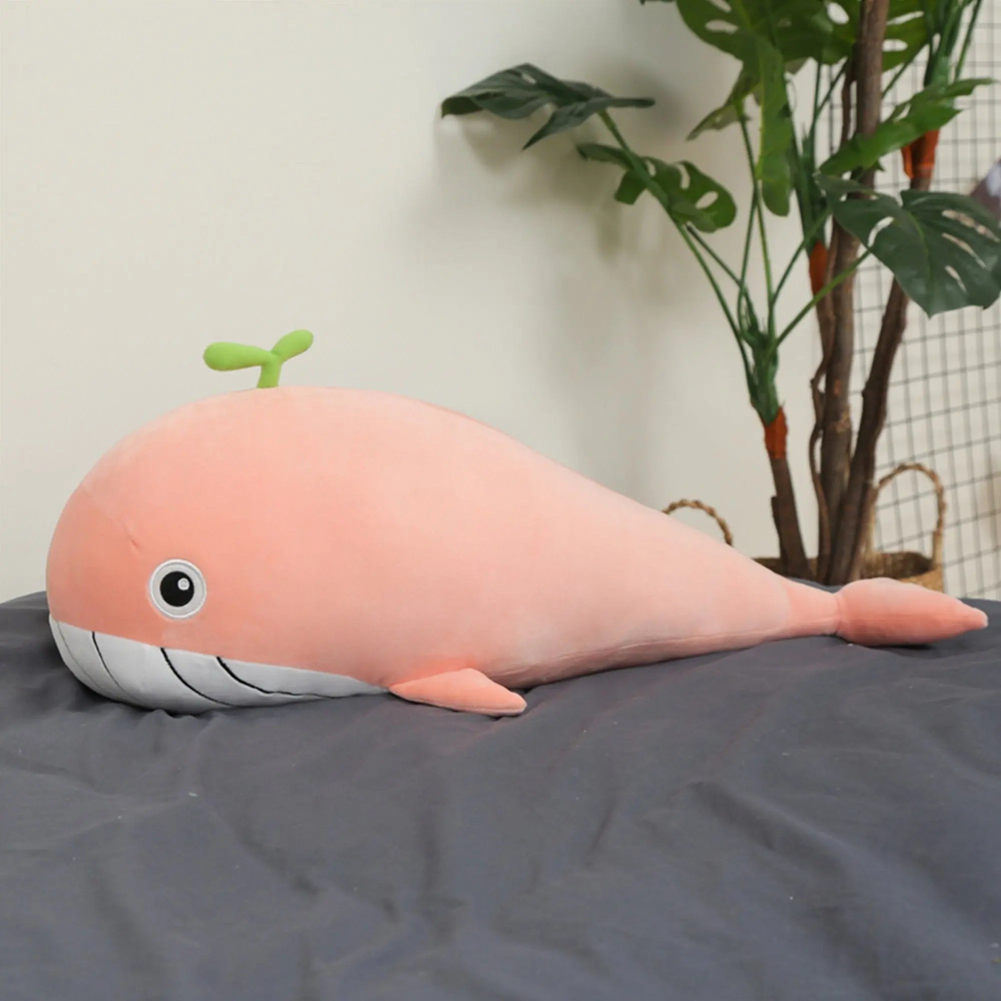 Pink whale stuffed deals animal