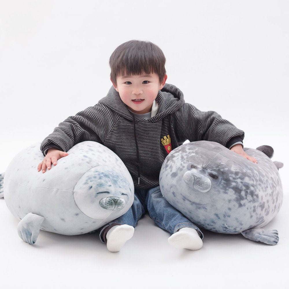 Lovable Lazy Chubby Seal  Kawaii Plushies