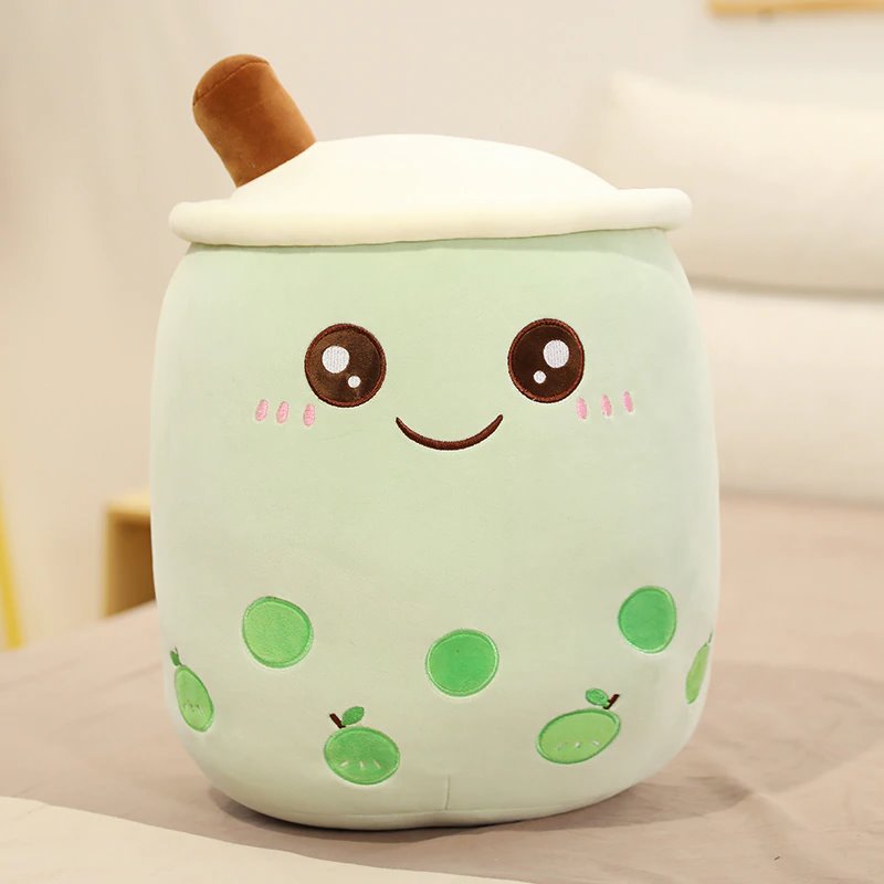 Kawaii Lovable Bubble Tea Family Fruit Plushies Collection