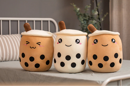 Fluffy Friends The Bubble Tea Kawaii Stuffed Toy Plushies Set