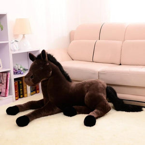 Realistic 3D Horse Stuffed Kawaii Animal Pillow Plushies - Available in 4 Colors