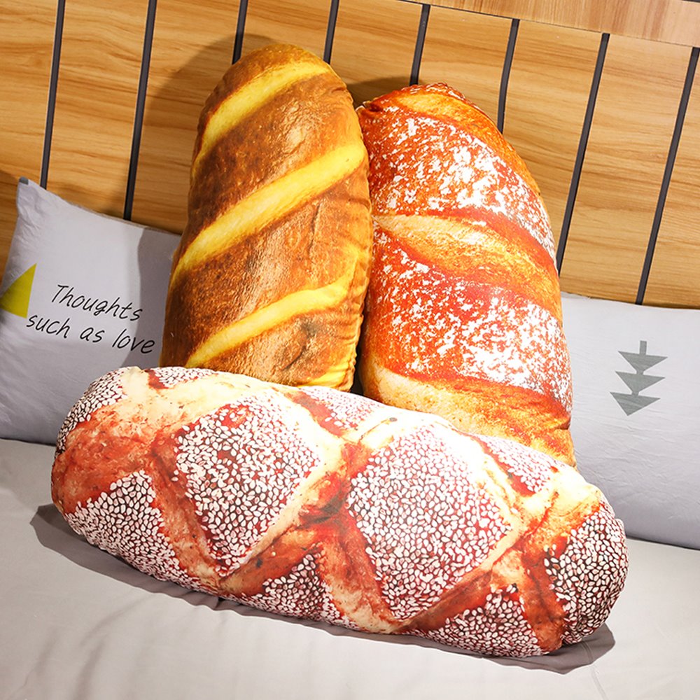 Youeni Soft and Cuddly Baguette Bread Plush - Perfect Gift for Bread Lovers