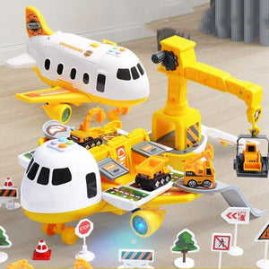 XL Airplane Toy Collection: Police, Construction, and Fireman