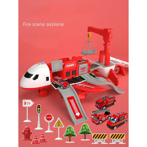 XL Airplane Toy Collection: Police, Construction, and Fireman