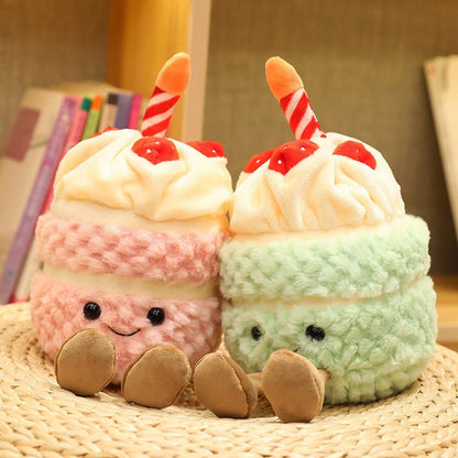 Birthday Celebration Kawaii Cake Stuffed Toy Plushies Buddies