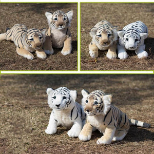 Realistic 3D Baby Tiger Cub Stuffed Kawaii Animal Pillow Plushies